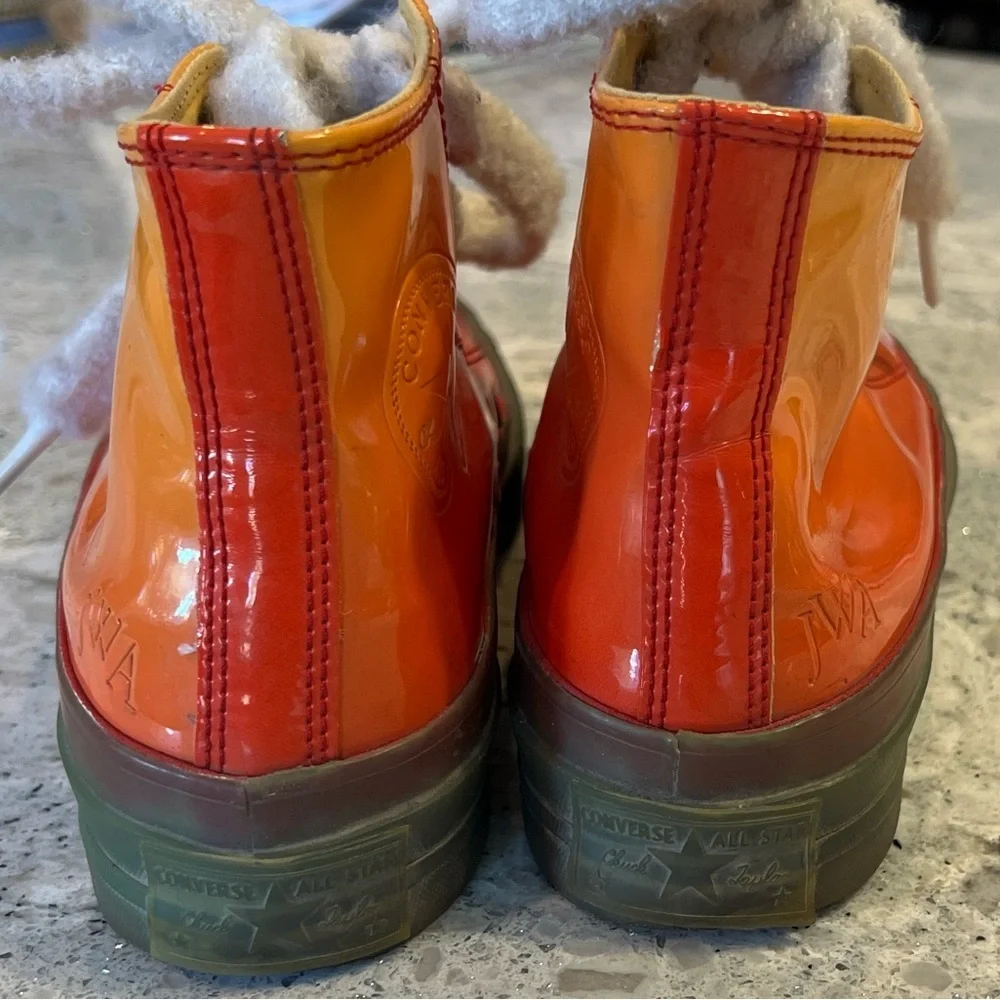 Converse All Stars Converse x JW Anderson Orange Sneakers Size 6 - Picture 5 of 11